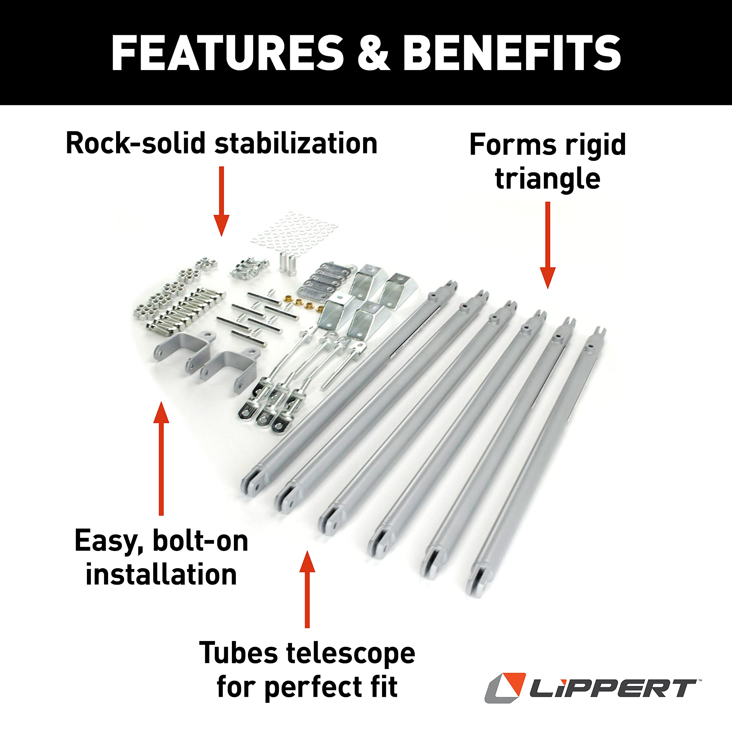 M.Outfitter 191023 6/Set 5Th Wheel Stab-Uni